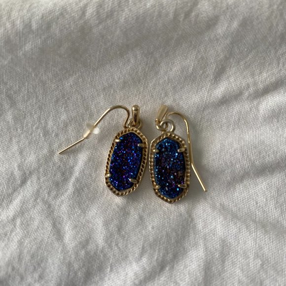 Kendra Scott Lee Gold Drop Earrings In 